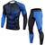cheap Activewear Sets-JACK CORDEE Men&#039;s 2 Piece Patchwork Activewear Set Compression Suit Athletic Athleisure 2pcs Winter Long Sleeve Spandex Quick Dry Moisture Wicking Breathable Fitness Gym Workout Running Training