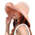 voordelige Kledingaccessoires-1 pcs Dames Visser hoed Wandelpet Buiten draagbaar Zonbescherming Ademend Zacht Hoed Effen Kleur Katoen Zwart Roze Khaki voor Vissen Klimmen Strand