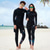 cheap Rash Guard Shirts &amp; Rash Guard Suits-Men&#039;s Rash Guard Rash guard Swimsuit UV Sun Protection UPF50+ Breathable Long Sleeve Diving Suit Swimsuit 3-Piece Swimming Diving Surfing Water Sports Autumn / Fall Spring Summer / Quick Dry