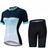 cheap Cycling Jersey &amp; Shorts / Pants Sets-CAWANFLY Women&#039;s Short Sleeve Cycling Jersey with Shorts Mountain Bike MTB Road Bike Cycling Winter Black White Graphic Design Bike Lycra Quick Dry Sports Graphic Patterned Geometic Clothing Apparel