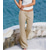 cheap Women&#039;s Pants-Women&#039;s Wide Leg Elastic Drawstring Design Basic Essential Casual Weekend Inelastic Cotton Blend Comfort Lightweight Plain Mid Waist non-printing White Black Gray S M L