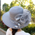 cheap Party Hats-Hats Headwear Straw Hats Tulle Straw Bucket Hat Straw Hat Sun Hat Casual Holiday Melbourne Cup Cocktail Royal Astcot Vintage Style Elegant Beach With Appliques Flower Headpiece Headwear