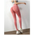 cheap Yoga Leggings &amp; Tights-Women&#039;s Sports Gym Leggings Yoga Pants High Waist Spandex Rosy Pink Light Green Grey Winter Tights Leggings Solid Color Tummy Control Butt Lift Seamless Ruched Butt Lifting Clothing Clothes Yoga Gym
