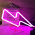 olcso Neon LED-es világítás-LED Neon Tábla Fény Villám Formájú Éjszakai Fény Halloweeni Partidísz Ajándék USB vagy Akkumulátorral Működő Fali Dekoráció