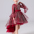 cheap Party Dresses-Kids Girls&#039; Dress Sequin Long Sleeve Party Birthday Graduation Sparkle Princess Sweet Polyester Midi 4-13 Years Red Blue