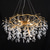 baratos Candeeiros de Lustre-led pendente de cristal lustre moderno luxo 67 cm metal pintado acabamentos 110-120v 220-240v