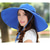 זול אביזרי לבוש לטיולים-כובע שמש כובע לטיולי הליכה קיץ חיצוני הגנה מפני השמש נושם תומך זיעה כובע צבע כחול חאקי / כחול מפואר צבע כחול / כחול ולבן פרחים ל