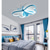cheap Flush Mounts &amp; Semi Flush Mounts-LED Ceiling Light 50 cm Circle Design Flush Mount Lights Metal Artistic Style Stylish Painted Finishes Modern Butterfly Design Kids Room Children&#039;s Bedroom 220-240V