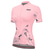 cheap Cycling Jerseys-21Grams® Women&#039;s Cycling Jersey Short Sleeve Mountain Bike MTB Road Bike Cycling Graphic Floral Botanical Jersey Shirt White Pink Yellow Fast Dry Breathable Quick Dry Sports Clothing Apparel
