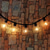 cheap Plug String Lights-Elegant Wedding Reception Party Outdoor String Lights 7.62M 25ft G40 Bulbs Outdoor Wedding Decoration Backyard Bistro Patio Balcony Home Decoration 7W Globe Light String 220-240V