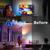 levne LED pásková světla-LED Páskové Světla RGB 5M 10M 15M 20M LED Světla Flexibilní Změna Barvy SMD s IR Dálkovým Ovládáním a 100-240V Adaptérem pro Domov Ložnici Kuchyň TV Záda DIY Dekor DC12V