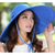 preiswerte Kleidung Accessoires-Sonnenhut Wanderhut Sommer Außen Sonnenschutz Atmungsaktiv Schweißableitend Hut Farbe blau Khaki / Fancy Blue Farbe blau / blau und weiße Blüten für