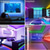 levne LED pásková světla-LED Páskové Světla RGB 5M 10M 15M 20M LED Světla Flexibilní Změna Barvy SMD s IR Dálkovým Ovládáním a 100-240V Adaptérem pro Domov Ložnici Kuchyň TV Záda DIY Dekor DC12V
