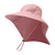 זול אביזרי לבוש לטיולים-סנואי כובע שוליים רחב לגברים, הגנה מפני שמש upf 50+ כובע עם דש צוואר לדיג טיולים אפור כהה
