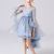 cheap Party Dresses-Kids Girls&#039; Dress Sequin Long Sleeve Party Birthday Graduation Sparkle Princess Sweet Polyester Midi 4-13 Years Red Blue