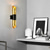 cheap Indoor Wall Lights-LED Wall Light Bedside Light Black and Gold Design Modern Luxury Style Flush Mount wall Lights Living Room Shops Cafes Iron Wall Light IP20 110-120V 220-240V