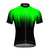 cheap Cycling Jerseys-OUKU Men&#039;s Cycling Jersey Short Sleeve Mountain Bike MTB Road Bike Cycling Graphic Gradient Jersey Shirt Green Breathable Quick Dry Moisture Wicking Sports Clothing Apparel / Athleisure