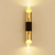 cheap Indoor Wall Lights-LED Wall Light Bedside Light Black and Gold Design Modern Luxury Style Flush Mount wall Lights Living Room Shops Cafes Iron Wall Light IP20 110-120V 220-240V