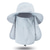 ieftine Accesorii Haine Drumeție-Căciulă Soare Pălărie Găleată Wide Brim Vară În aer liber packable Anti Țânțar Protecție UV Respirabil Pălării Nailon Galben Deschis Gri Deschis Gri Închis pentru / Uscare rapidă