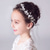 cheap Headbands &amp; Crowns-Kids Baby Girls&#039; Headdress Red Flower Girl Dress Headdress Birthday Princess Braided Hair Accessories Girl Head Flower Show Headband