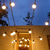 preiswerte Stecker Lichterketten-LED G50 Glühbirnenlampe wasserdicht 5M LED-Stringlicht Außen Feenlampe Garten Patio Hochzeits Café Dekoration AC 110V 220V EU US Stecker