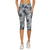 preiswerte Yoga Leggings &amp; Strumpfhosen-Damen Yogahose Seitentaschen Po-Lifting Bauchkontrolle Hohe Taille Pilates Fitnesstraining Laufen Strumpfhosen Capri Leggings Unterteile Druck Schwarz+Rosa+Grün Schwarz Weiß Spandex Herbst Winter