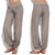 economico Pantaloni da donna-listha casual soft yoga harem pants donna pantaloni larghi larghi sportivi a vita alta d grigio
