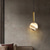 abordables Luces de isla-Luz colgante led diseño de planeta luz de noche moderno diseño de globo dorado 15 cm metal galvanizado 110-120v 220-240v