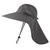 ieftine Accesorii Haine Drumeție-pălărie senwai pentru bărbați, protecție solară upf 50+ pălărie cu clapă pentru gât pentru pescuit drumeții gri închis