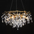 baratos Candeeiros de Lustre-led pendente de cristal lustre moderno luxo 67 cm metal pintado acabamentos 110-120v 220-240v