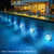 cheap Underwater Lights-Underwater Submersible LED Pool Pond Lights 1/2/4 Packs with Remote RF Waterproof with Magnets Suction Cups Color Changing Fountain Lights Battery Operated