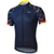 cheap Cycling Jerseys-Men&#039;s Cycling Jersey Short Sleeve Mountain Bike MTB Road Bike Cycling Graphic Patterned Jersey White Navy Blue Sunscreen Breathability Reflective Strips Sports Clothing Apparel Cycling / Bike