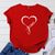 economico T-Shirt da donna-Per donna maglietta Pop art Design Manica corta Originale Top Rosa-nero Grigio-nero Vino rosso-bianco S