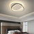 voordelige Dimbare plafondlampen-led plafondlamp modern eenvoudig basic 37cm 46cm geometrische vormen verzonken verlichting metalen moderne stijl geometrische geschilderde afwerkingen 220-240v 110-120v