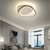 voordelige Dimbare plafondlampen-led plafondlamp modern eenvoudig basic 37cm 46cm geometrische vormen verzonken verlichting metalen moderne stijl geometrische geschilderde afwerkingen 220-240v 110-120v