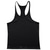 billige Fitness-tanktops-mænds bodybuilding stringer tanktoppe y-back gym fitness t-shirts (marineblå, 2xl)