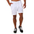 billiga linneshorts-mäns linne yogashorts shorts dragsko underdel bermudashorts snabbtorkande enfärgad vit svart blå casual yoga fitness gym träning sommar sport aktiva kläder mikroelastisk lös / athfrisure