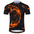 cheap Men&#039;s Jerseys-Men&#039;s Cycling Jersey Short Sleeve Bike Jersey with 3 Rear Pockets Mountain Bike MTB Road Bike Cycling Breathable Quick Dry Soft Back Pocket Black Blue Orange Graphic Gear Polyester Sports Clothing