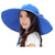 economico Accessori abbigliamento-Cappello da sole Cappello da escursione Estate Esterno Protezione solare Traspirante Cappello Colore blu Cachi / blu fantasia Colore blu / blu e fiori bianchi per