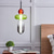 abordables Diseño cluster-Lámpara colgante led de vidrio, luz de isla moderna, luz de noche, 16 cm, diseño único, estilo nórdico, 220-240 v, 110-120 v