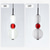 abordables Diseño cluster-Lámpara colgante led de vidrio, luz de isla moderna, luz de noche, 16 cm, diseño único, estilo nórdico, 220-240 v, 110-120 v