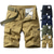 cheap Cargo Shorts-Men&#039;s Hiking Cargo Shorts Hiking Shorts Military Outdoor 10&quot; Breathable Soft Wear Resistance Cotton Knee Length Shorts Black Green Khaki Blue Work Hunting Fishing 28 29 30 31 32 / Belts not included