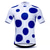 cheap Cycling Jerseys-OUKU Men&#039;s Cycling Jersey Short Sleeve Mountain Bike MTB Road Bike Cycling Graphic Dot Jersey Shirt Blue White Breathable Quick Dry Moisture Wicking Sports Clothing Apparel / Athleisure