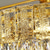 economico Candelabri di Cristallo-led lampadario a sospensione lampadario di cristallo isola luce 80 cm 100 cm lanterna desgin metallo elettrolitico moderno 220-240 v 110-120 v