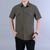 cheap Hiking Tops-Men&#039;s Hiking Shirt Short Sleeve Shirt Top Outdoor Breathable Quick Dry Multi Pockets Sweat wicking POLY Army Green Grey Khaki Traveling