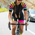 ieftine Îmbrăcăminte Triathlon-Pentru femei Manșon Lung Costum Trisuit Ciclism montan Ciclism stradal Iarnă Negru Verde Roz+verde Peteci Grafic Design Bicicletă Lycra Uscare rapidă Sport Peteci Grafic Benzi orizontale Îmbrăcăminte
