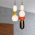 abordables Diseño cluster-Lámpara colgante led de vidrio, luz de isla moderna, luz de noche, 16 cm, diseño único, estilo nórdico, 220-240 v, 110-120 v