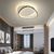 voordelige Dimbare plafondlampen-led plafondlamp modern eenvoudig basic 37cm 46cm geometrische vormen verzonken verlichting metalen moderne stijl geometrische geschilderde afwerkingen 220-240v 110-120v