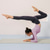 ieftine Topuri de yoga-Pentru femei Top yoga Tricou Decupat Iarnă Culoare solidă Violet Negru Yoga Fitness Gimnastică antrenament Tricou Tee Manșon Lung Sportiv Îmbrăcăminte de Sport  Respirabil Uscare rapidă Confortabil