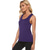 cheap Yoga Tops-Women&#039;s Crew Neck Yoga Top Summer Cut Out Solid Color Purple Blue Yoga Fitness Gym Workout Tank Top Top Sport Activewear Quick Dry Breathable Comfortable Stretchy